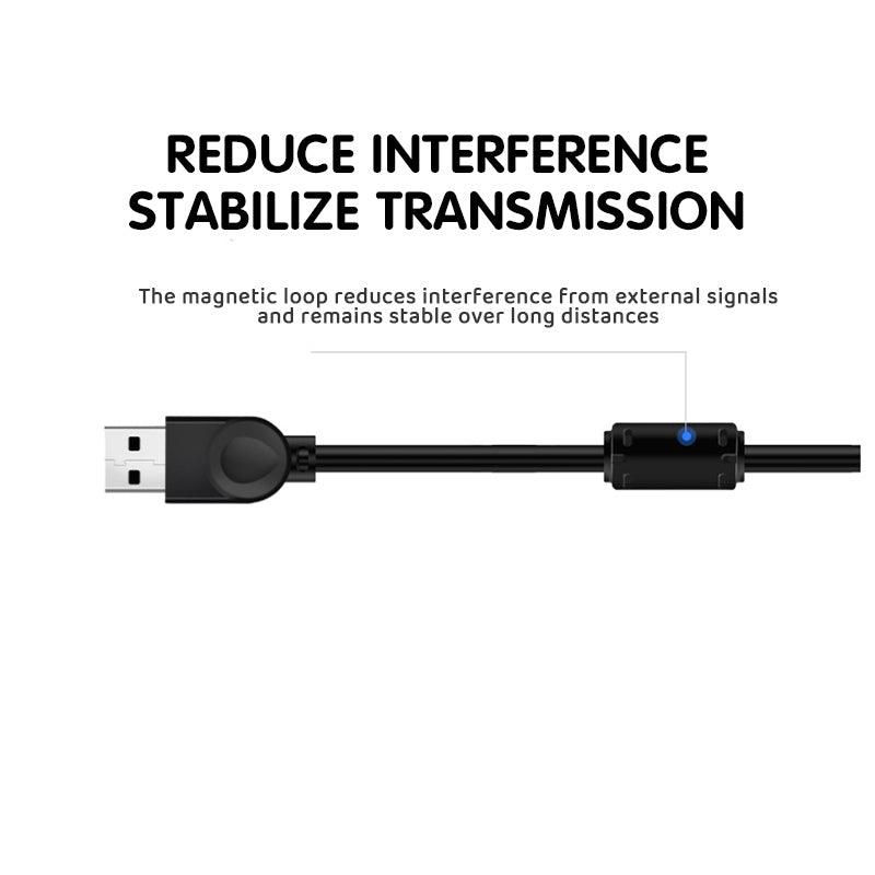 Usb Extension Data Cable 2.0 A Male To A Female Long Cord For Macbook & Computer - 3 m