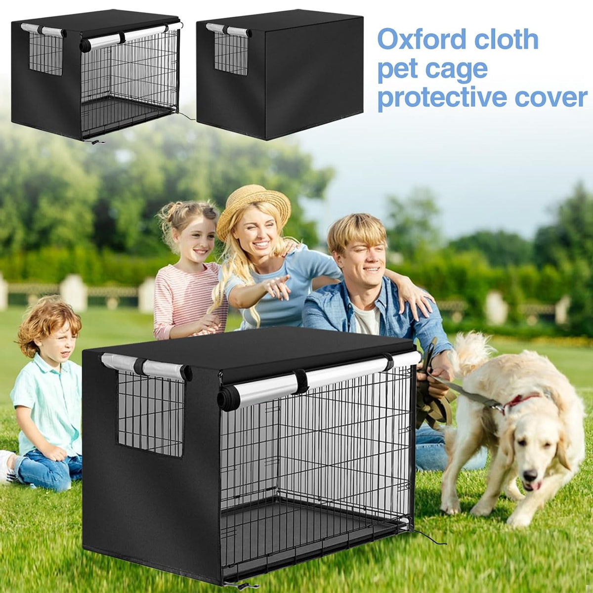 Oxford Cloth Pet Cover Outdoor Garden Yard Dog Dust Protector Waterproof Shield - S