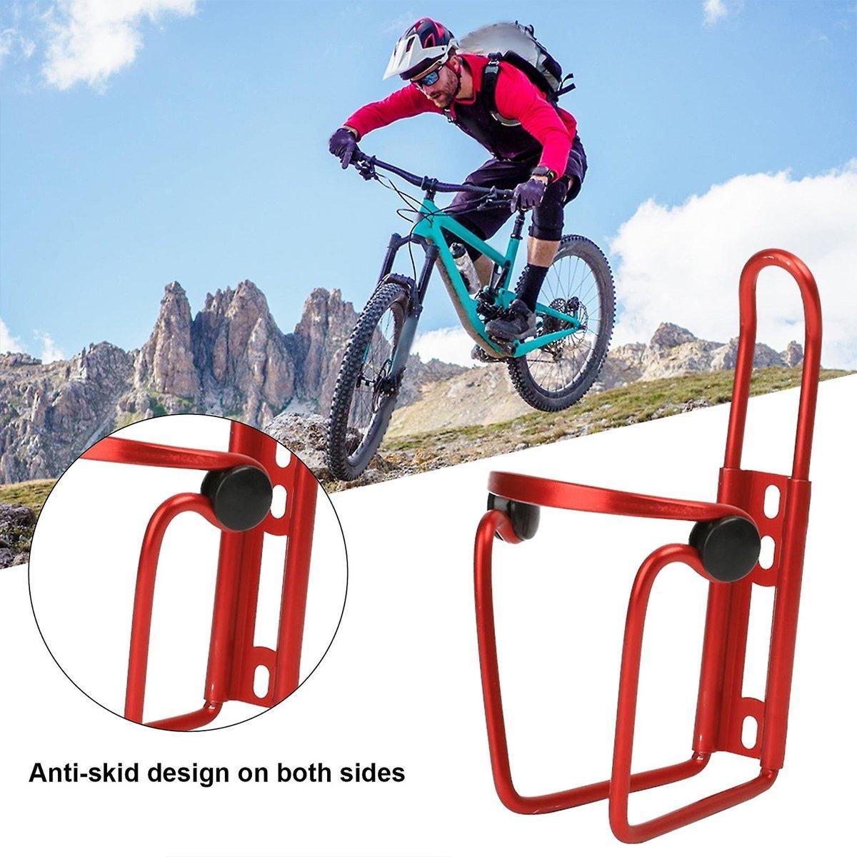 Durable Aluminum Alloy Water Bottle Holder for MTB Bike Bicycle Cycling Cage - Red