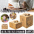 10pcs Elegant European Style Kraft Paper Cake Boxes Dessert Packaging Containers - Double Height - 6inch