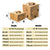 10pcs Elegant European Style Kraft Paper Cake Boxes Dessert Packaging Containers - Double Height - 6inch
