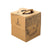 10pcs Elegant European Style Kraft Paper Cake Boxes Dessert Packaging Containers - Single Height - 6inch