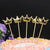 Happy Birthday Acrylic Cake Topper Cake Decoration Golden Silver Party - Black-Street lamp couple