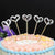 Happy Birthday Acrylic Cake Topper Cake Decoration Golden Silver Party - Black-Street lamp couple