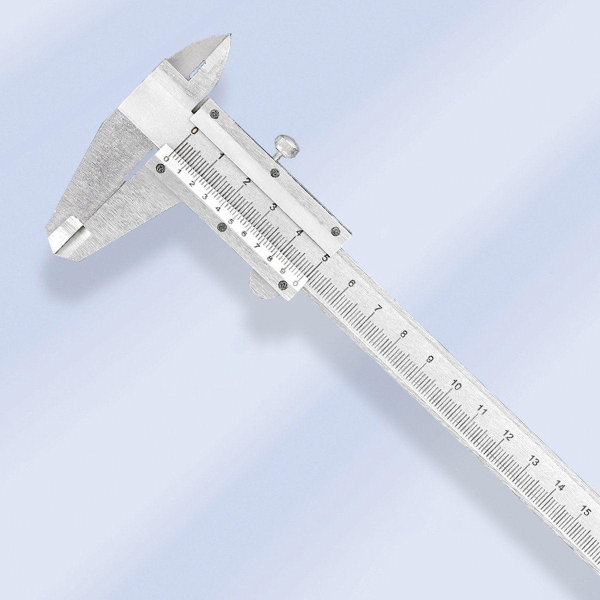 Stainless Steel Vernier Caliper 200mm Micrometer Measuring Tool Gauge Ruler