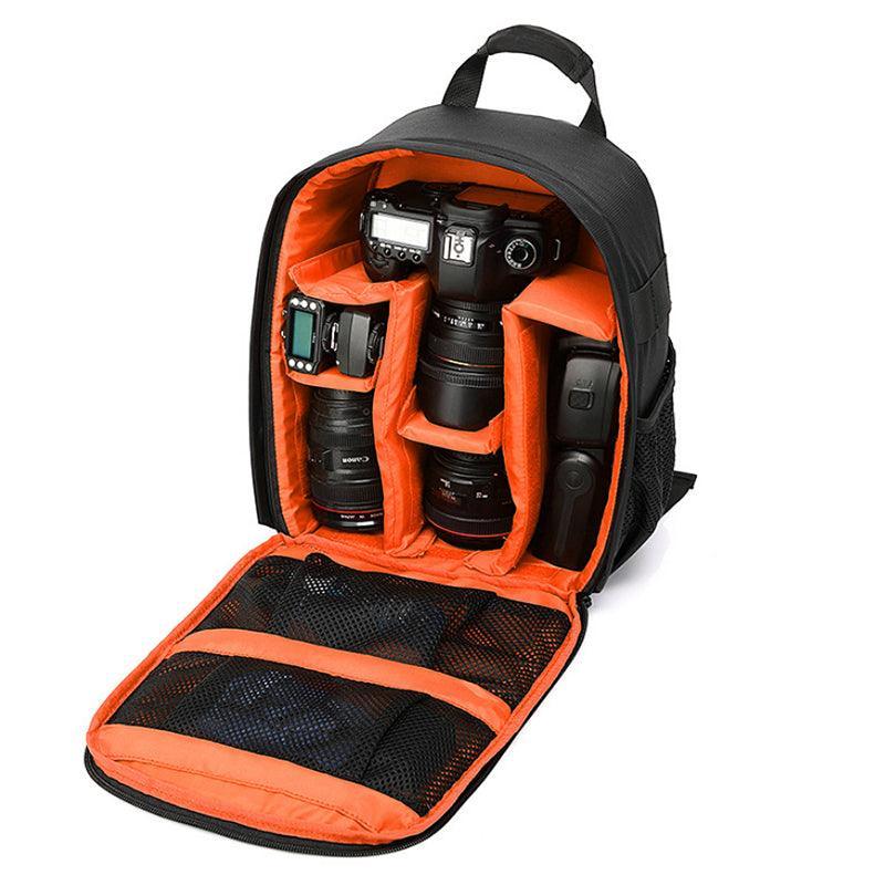 Waterproof DSLR Camera Backpack Multi Functional Rucksack for Canon Nikon Sony - Red