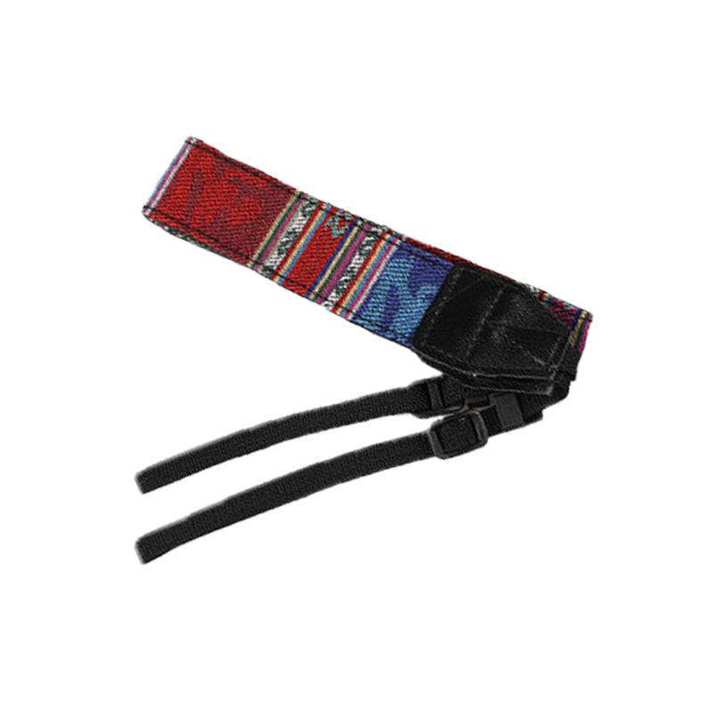 Camera Strap Compatible With Sony Nikon Olympus Dslr Canon Vintage Shoulder Neck - Red