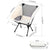 Outdoor Portable Lightweight Folding Camping Chair High Back Fishing Chair - Red
