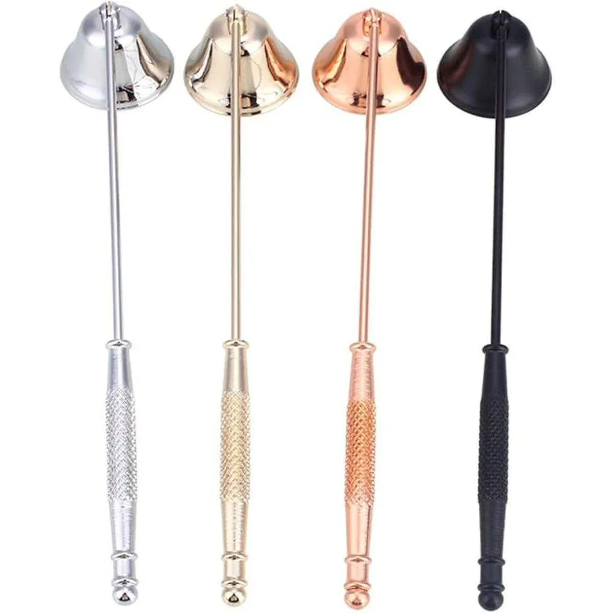 Stainless Steel Candle Flame Snuffer Candle Stopper Wick Snuffer Home Candle Tool - Black