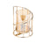 Wrought Iron Candle Holder Romantic Candlestick Ornament Dinner Table Decor Prop - L
