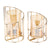 Wrought Iron Candle Holder Romantic Candlestick Ornament Dinner Table Decor Prop - S