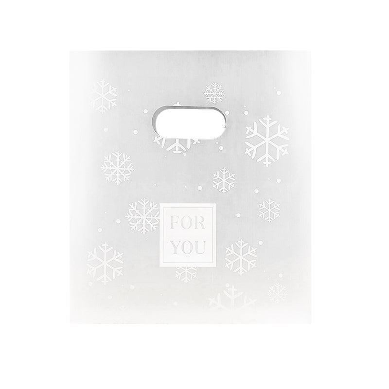 100Pcs Clear Daisy Cookie Bags with Handle - Party Candy Packaging - Daisy