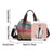 Rainbow Stripe Canvas Bag Patchwork Tote Bag Fashion Handbag Women Shoulder Bag
