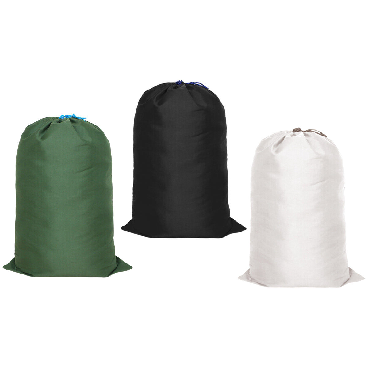 Canvas Drawstring Large Bag Pouch Clothes Craft Storage Laundry - Green-48X80cm