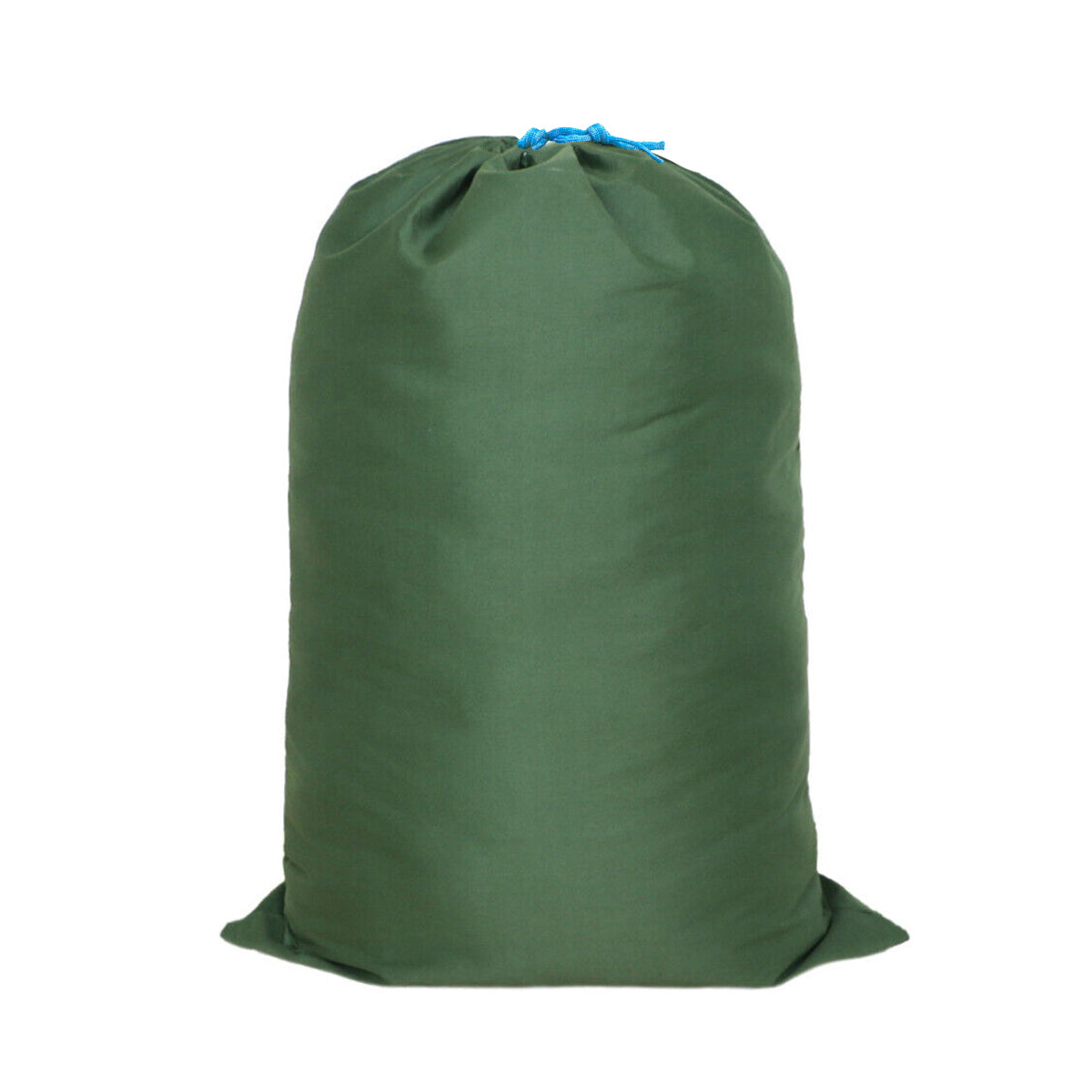 Canvas Drawstring Large Bag Pouch Clothes Craft Storage Laundry - White-48X80cm