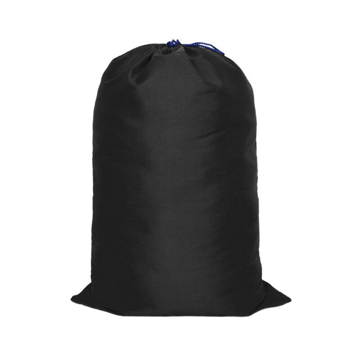 Canvas Drawstring Large Bag Pouch Clothes Craft Storage Laundry - White-74X120cm