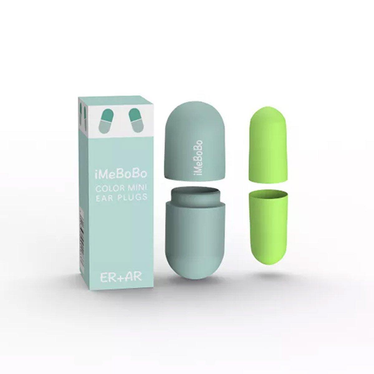 1/2/4 Pairs Soundproof Capsule Earplugs Noise Reduction Ear Plugs for Sleeping - 2pairs-Blue