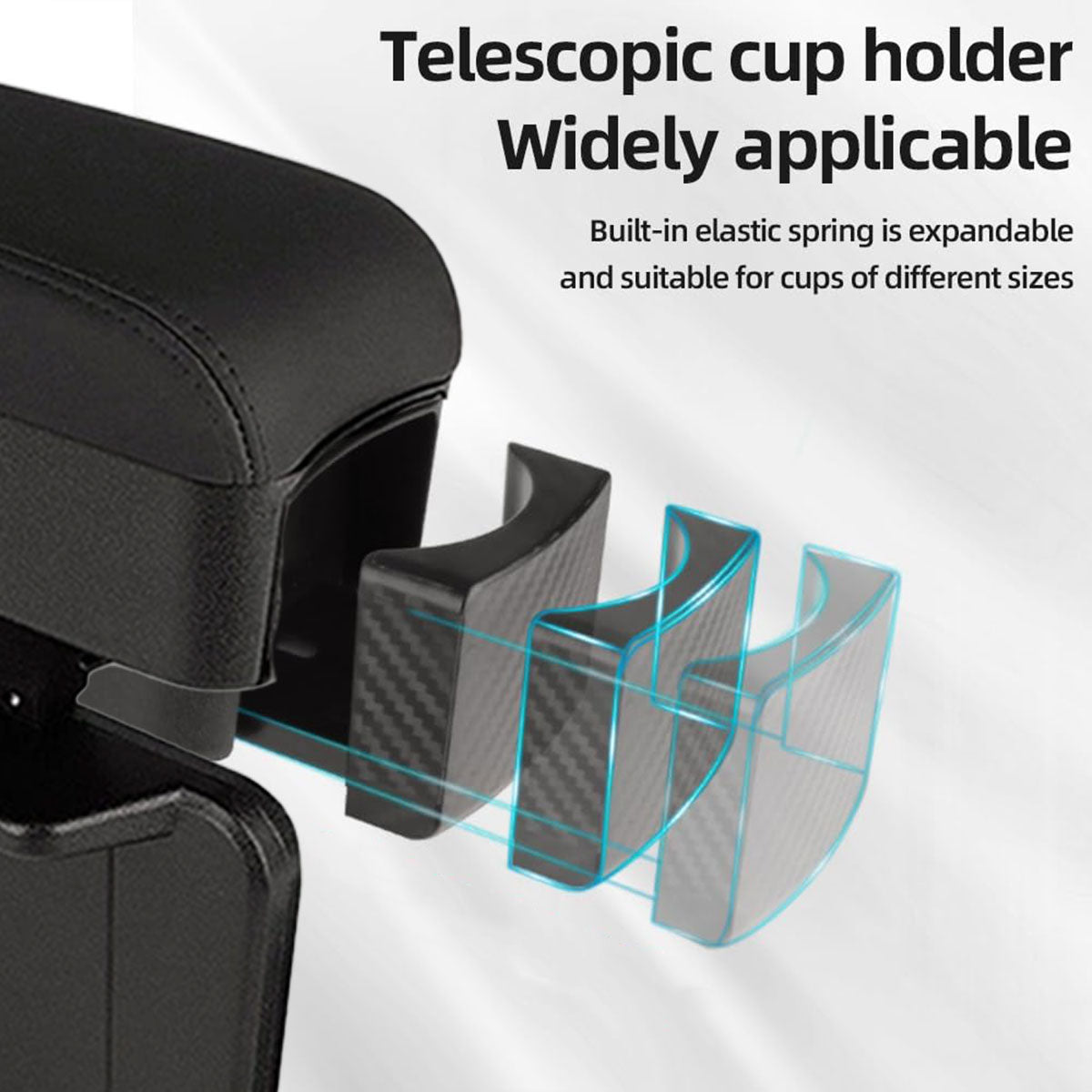 Multifunctional Armrest Storage Box Gap Organizer for Vehicle Interior Use