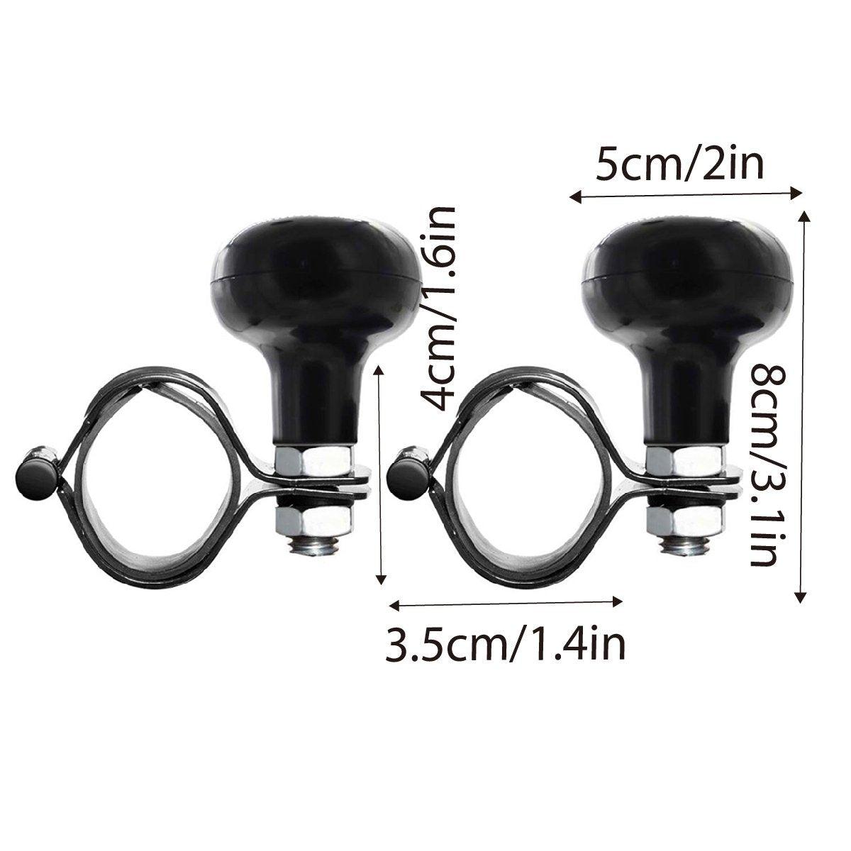 2PCS Car Steering Wheel Booster Auxiliary Ball One Hand Turn Saver Driving Aid