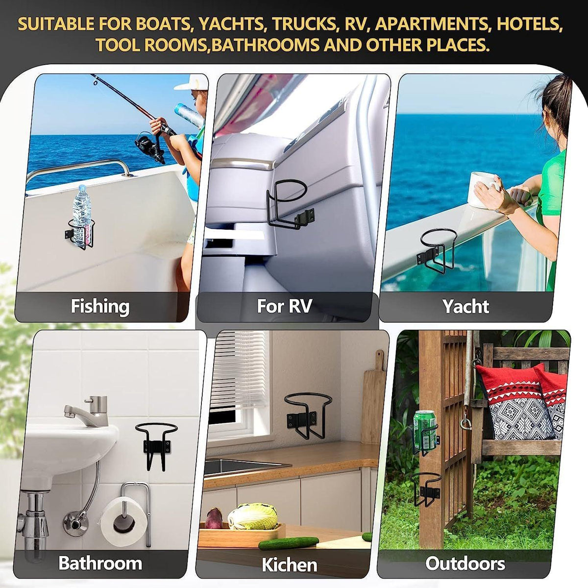 2pcs Car Cup Holder Drink Bottle Holder Universal Vehicle Mug Holder for Travel