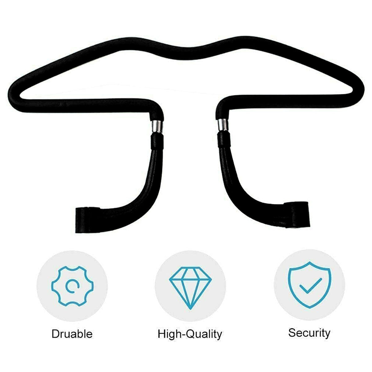 Car Clothes Rack Back Seat Hanger Bar Vehicle Garment Holder Travel Storage Rod