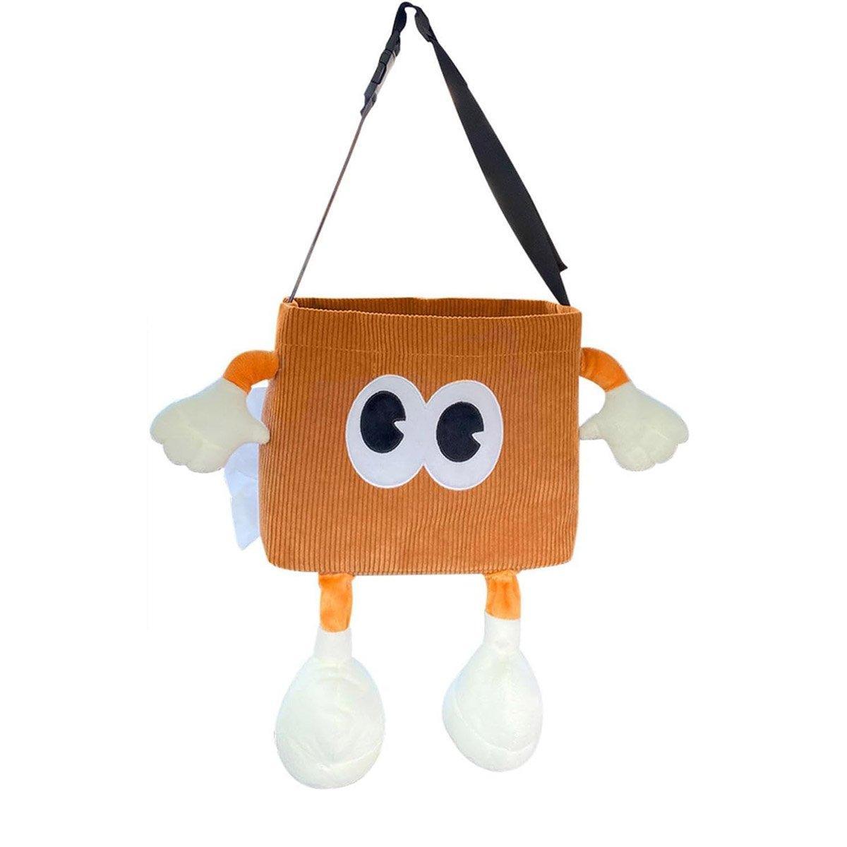 2in1 Car Wastebasket and Tissue Box Multifunctional Car Storage Bucket Organizer - Black