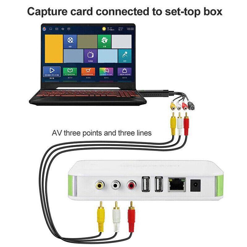 Video Grabber Capture Usb Card Convert Vcr Vhs To Digital Dvd For Windows 10 Au