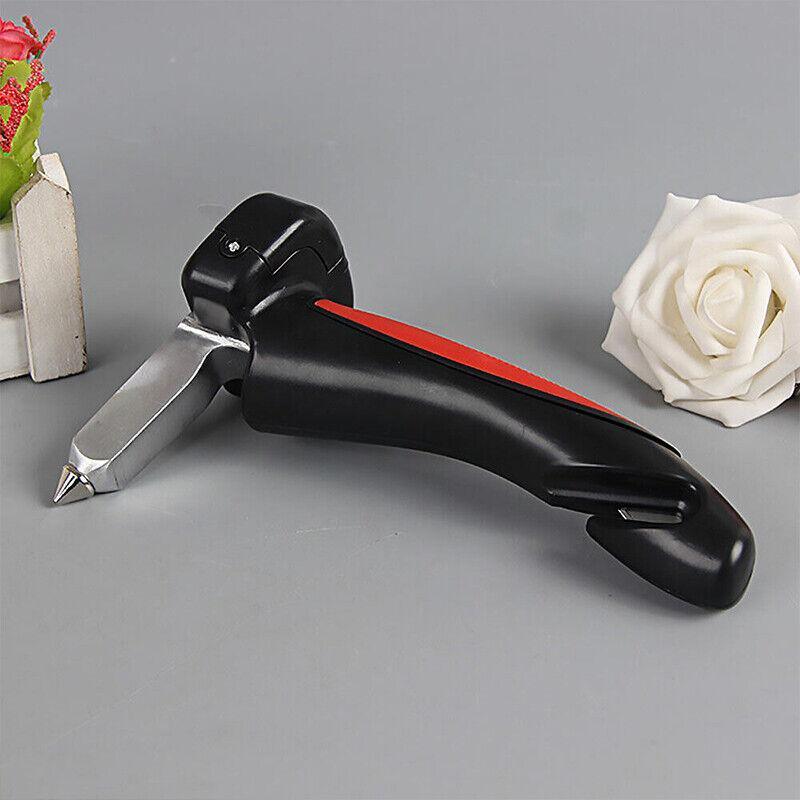 Car Door Handle Disability Elderly Standing Aid Cane Glass Breaker Flashlight Au - 1PC
