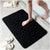 40x60cm Non-Slip Memory Foam Bath Mat Super Absorbent Floor Rug for Bathroom Use - Black