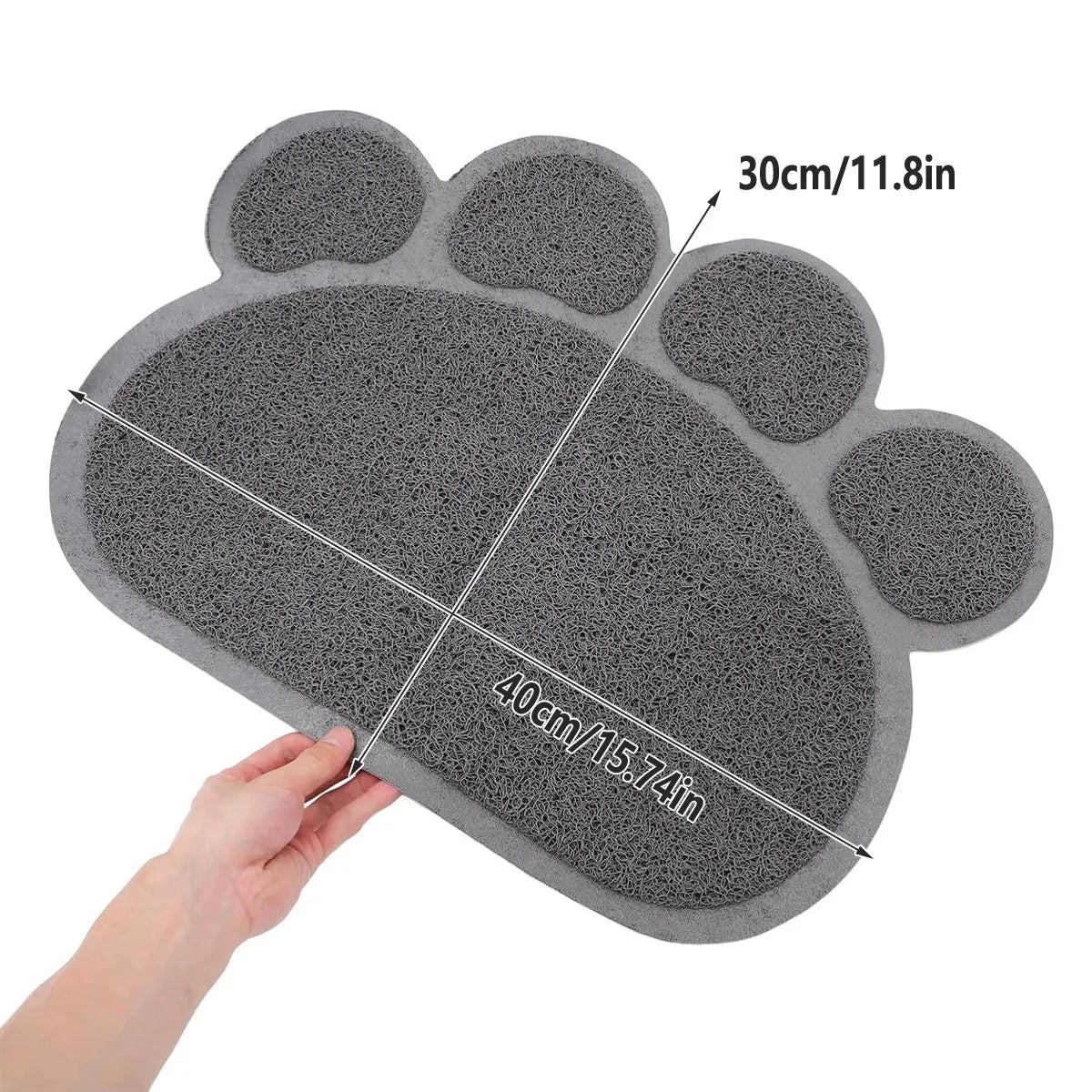 Cat Litter Mat Two Pieces Soft Pet Foot Pad Mat For Dog And Cat Toilet Training