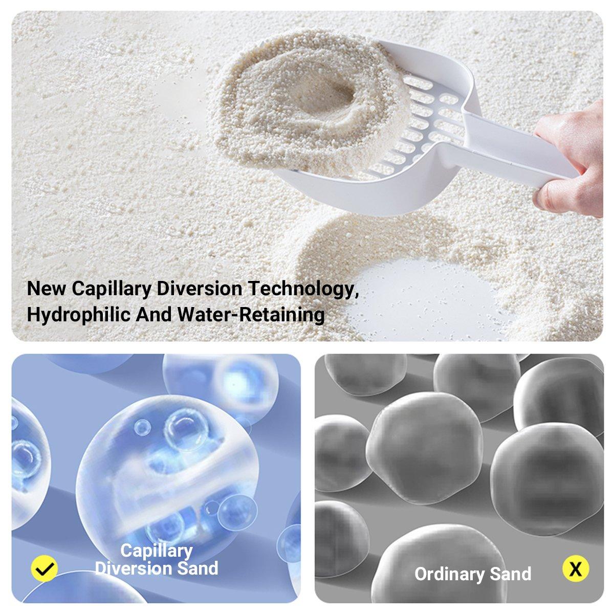 4pcs Cat Litter with Baking Soda Plant Clumping Odor Control for Cat - Green Tea