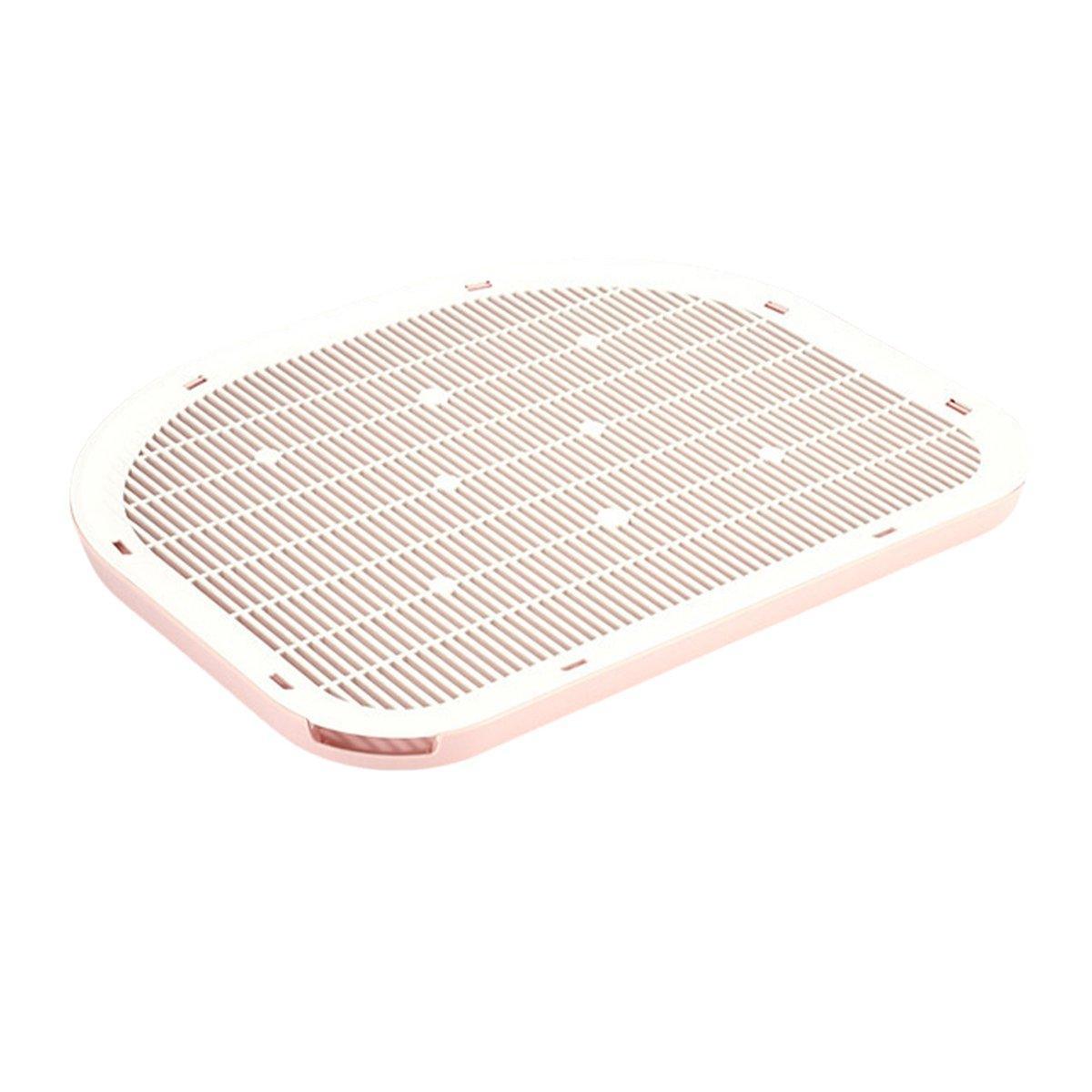 Anti Spill Cat Litter Mat Double Layer Pet Toilet Mat for Litter Box - Grey