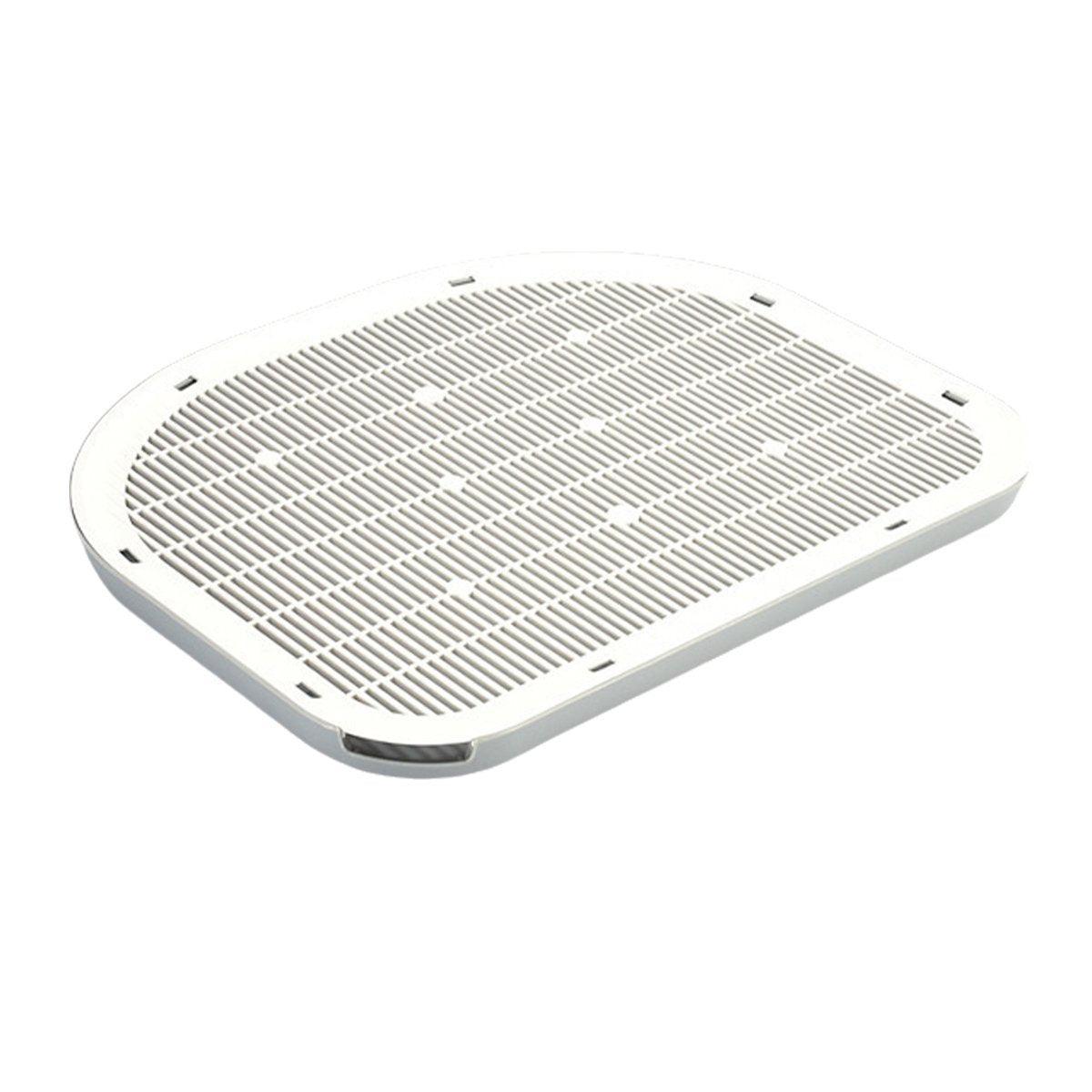 Anti Spill Cat Litter Mat Double Layer Pet Toilet Mat for Litter Box - Pink