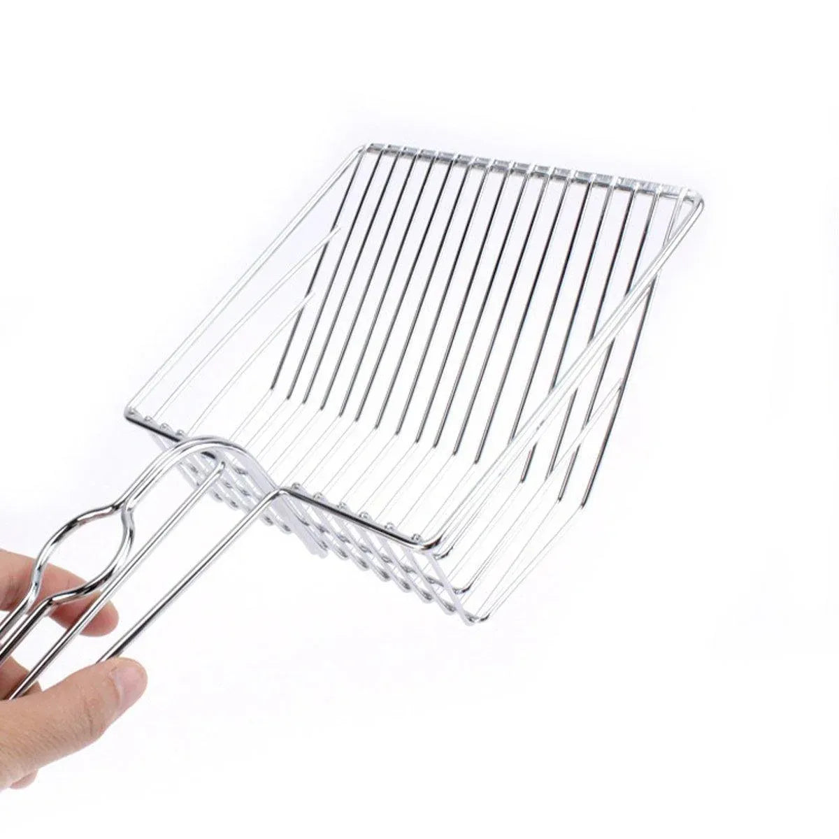 1-Piece Metal Cat Litter Scoop