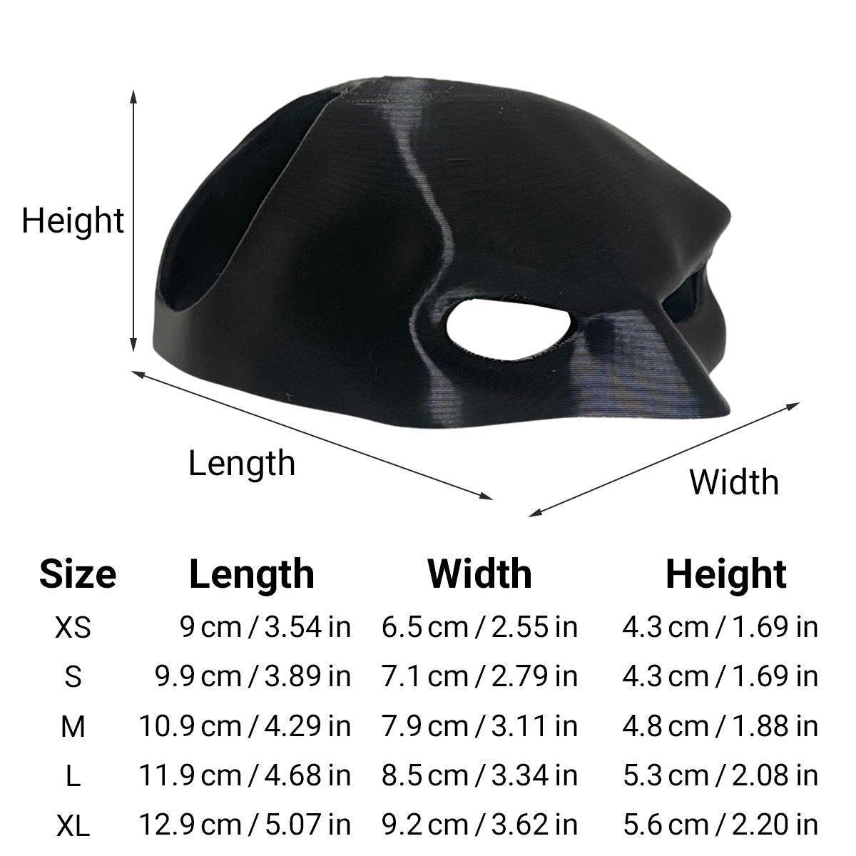 Halloween Bat Mask Cat Mask Pet Costume Accessories for Small Dogs Cats Outfit - L