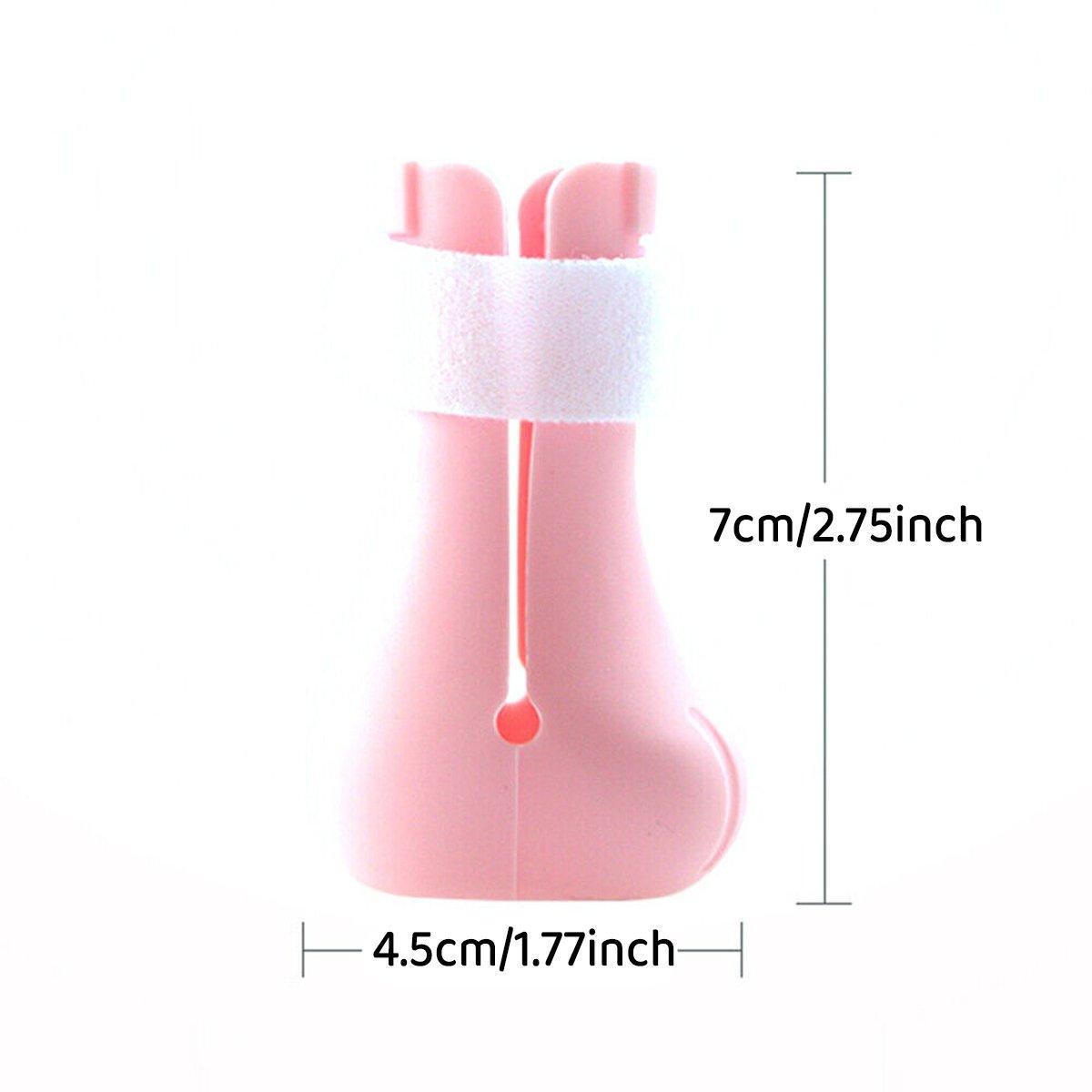 4pcs Cat Bathing Grooming Anti-Scratch Silicone Pet Socks for Bathing Feeding - Pink