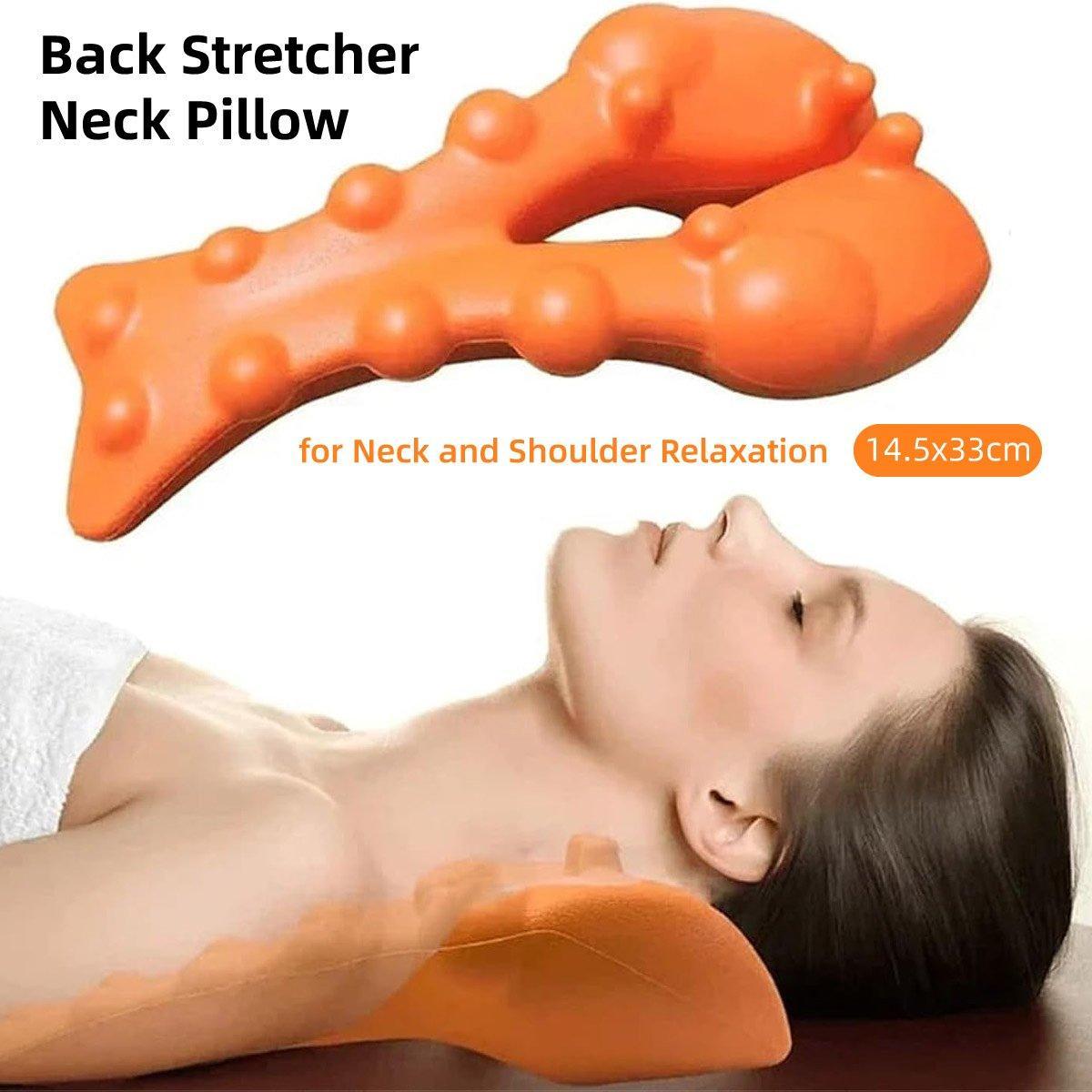Orthopedic Lumbar Pillow Acupressure Massage Cushion for Back Neck Pain Relief