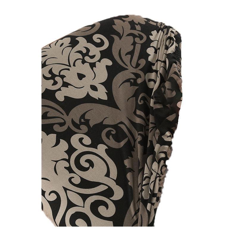 Stretch Dining Chair Seat Covers Removable Seat Cushion Slipcovers Protector - A