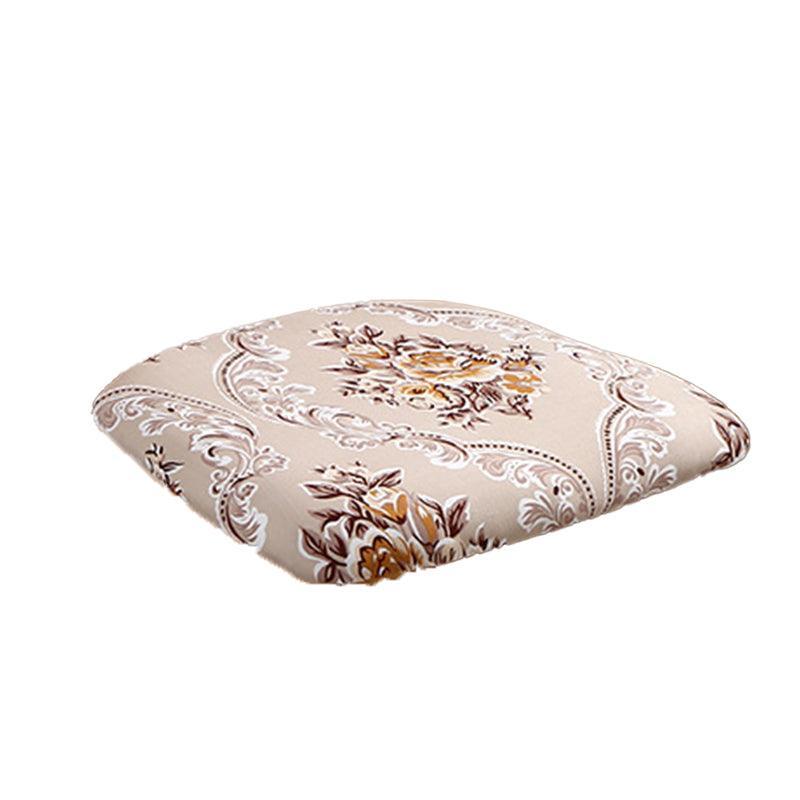 Stretch Dining Chair Seat Covers Removable Seat Cushion Slipcovers Protector - B