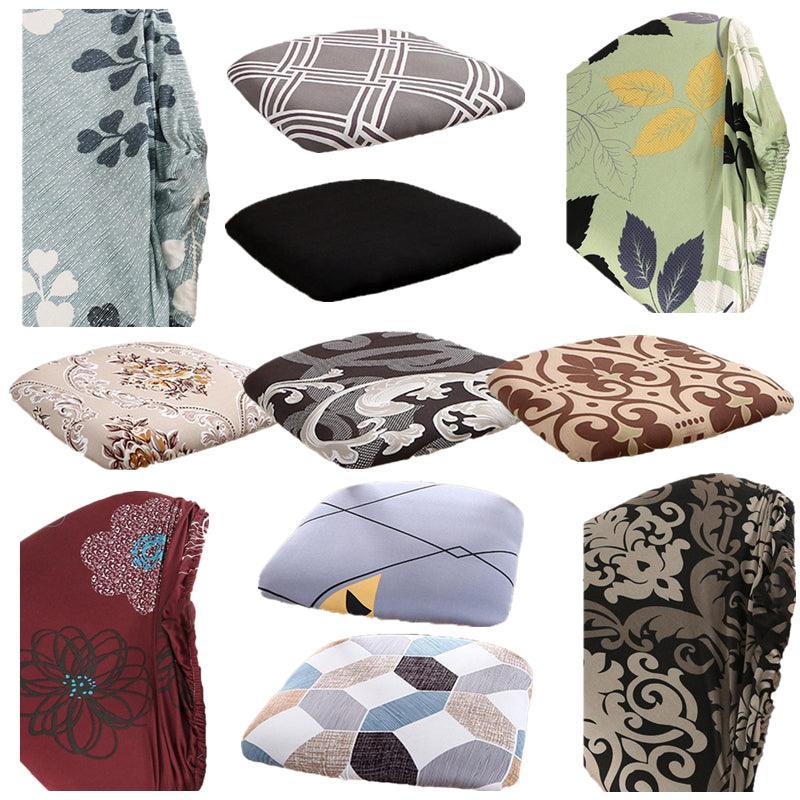 Stretch Dining Chair Seat Covers Removable Seat Cushion Slipcovers Protector - H