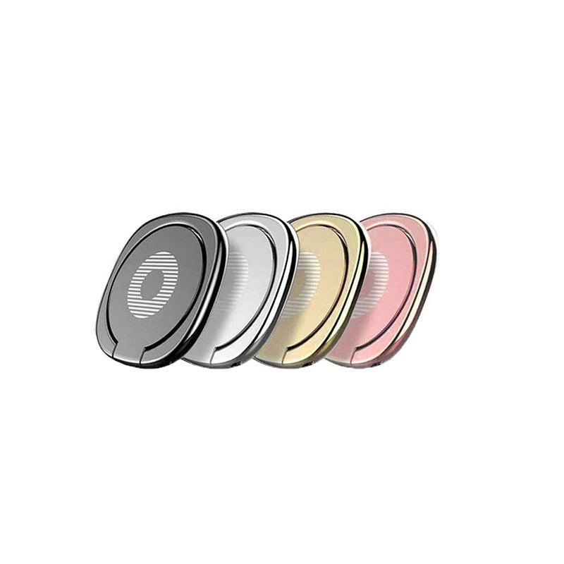 Iring Phone Ring Finger Holder Stand Mobile Grip with Mount Hook for iPhone and iPad - Silver