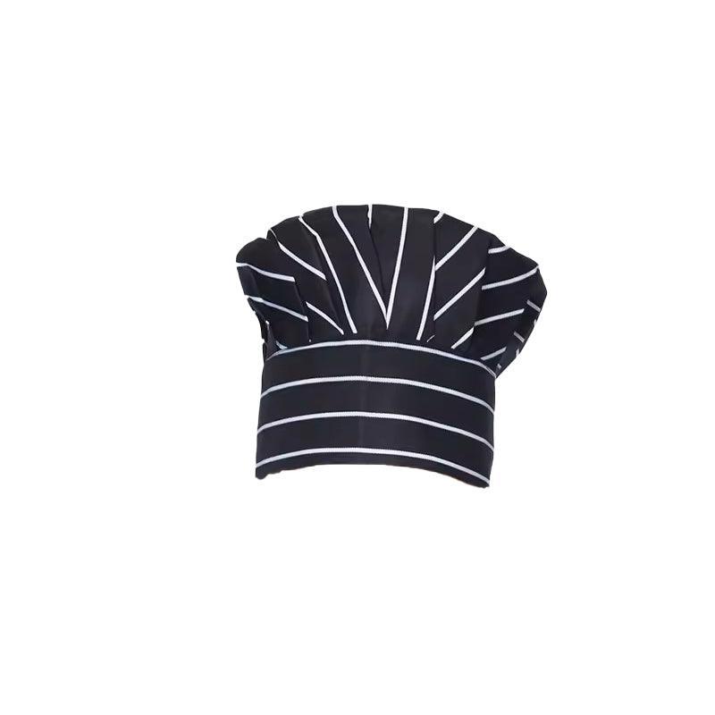 Adjustable Chef Cap with Elastic Band for Kitchen Cooking Baking Catering Use - Red