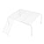 Metal Iron Chicken Feeding Ladder Grid Shelving Landscaping Platform Supplies - White-S