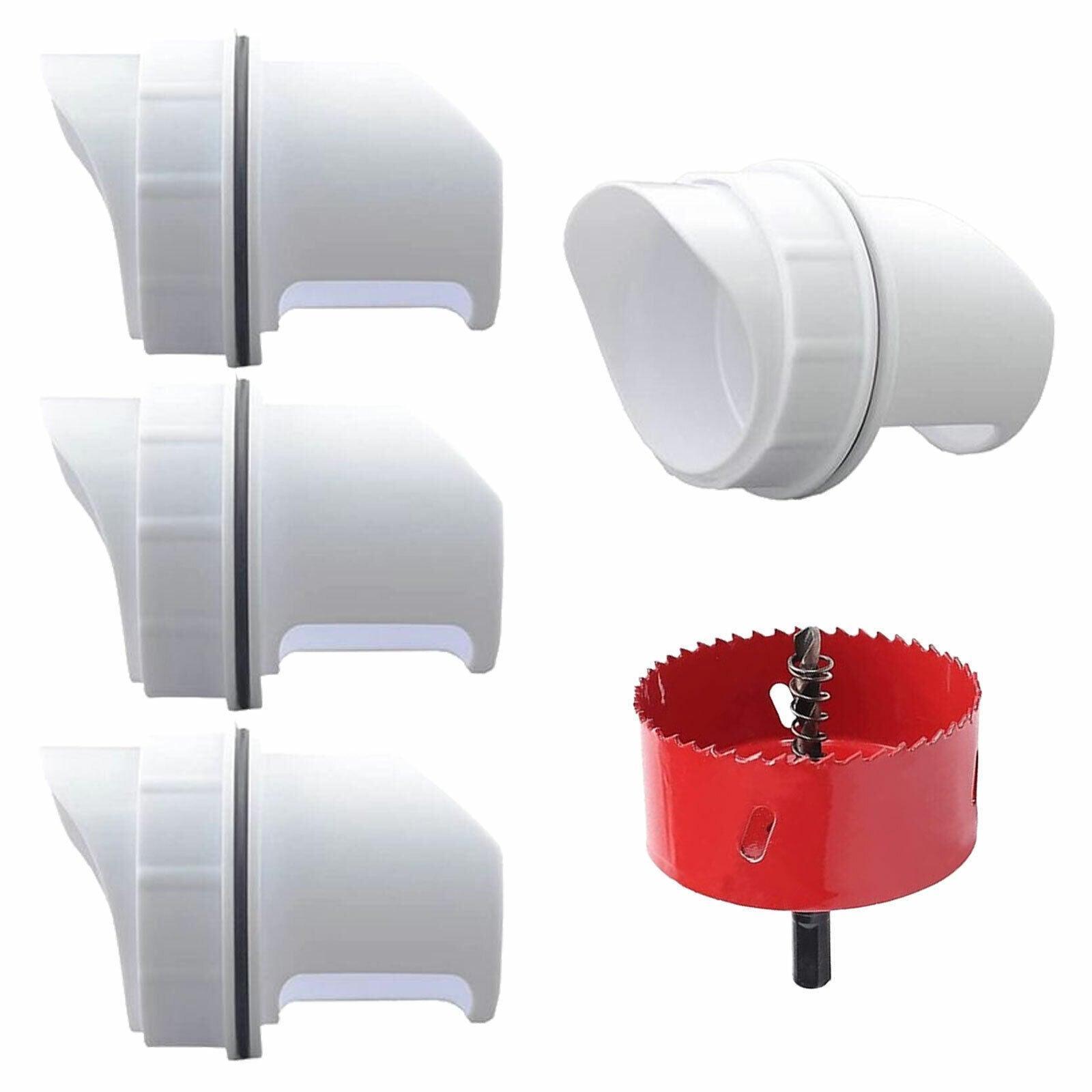 New Chicken Feeder Poultry Pro Feeder Diy Port Pvc Gravity Fed Chicken Feeder - 1 PC Hole Saw