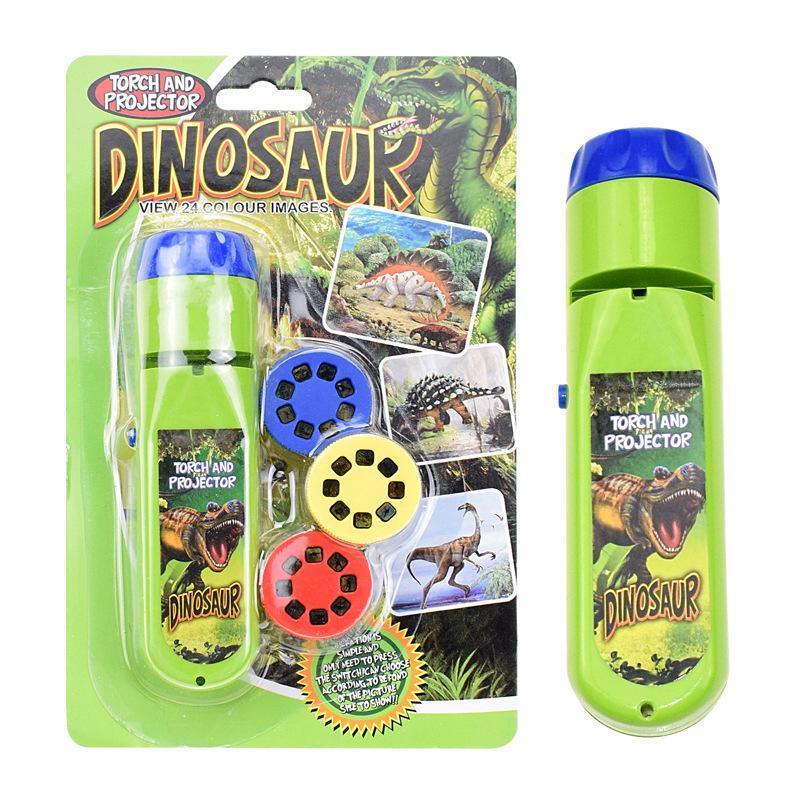 Torch Projector Educational Toy Gift for Ages 3 to 12 with Slide Show Feature - Animal