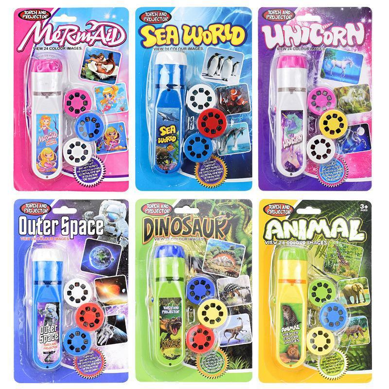 Torch Projector Educational Toy Gift for Ages 3 to 12 with Slide Show Feature - Sea World