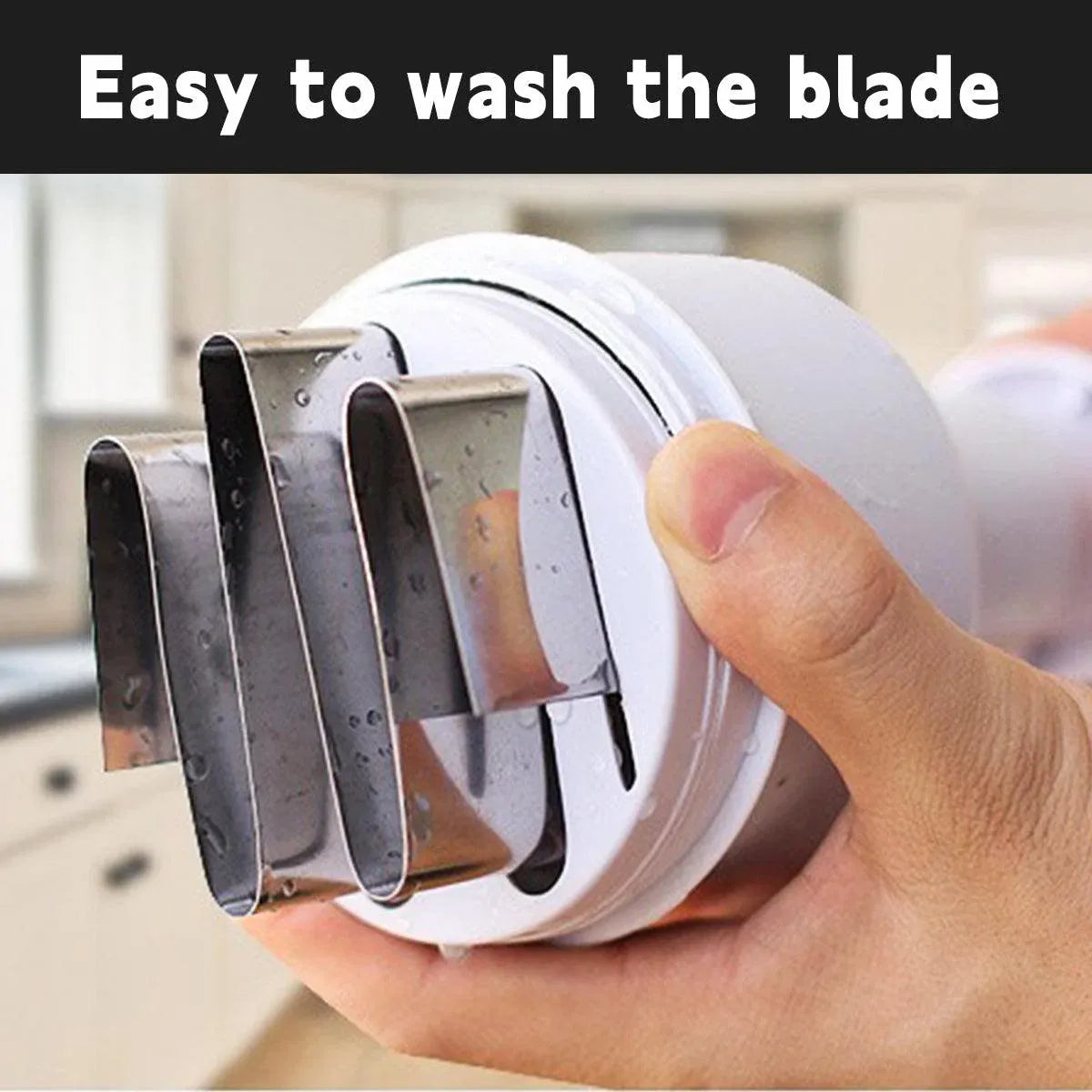 Stainless Steel Garlic Press Manual Crusher Pat Knife Kitchen Tool Garlic Use - White