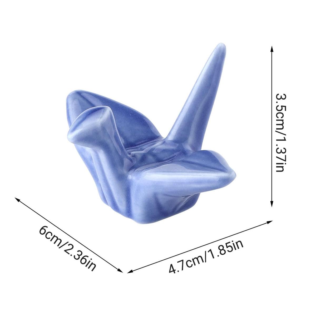 4pcs Ceramic Chopsticks Stand Set Decorative Ornaments for Home and Kitchen