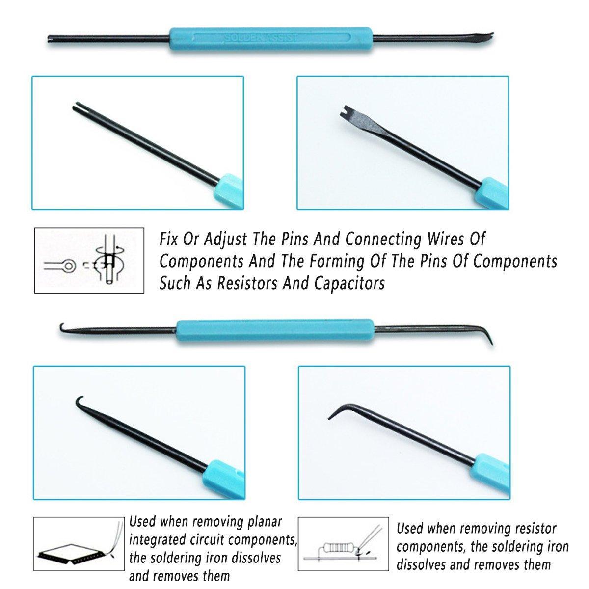 6pcs Soldering Iron Repair Kit Welding Fluxing Tools for Electronics Maintenance