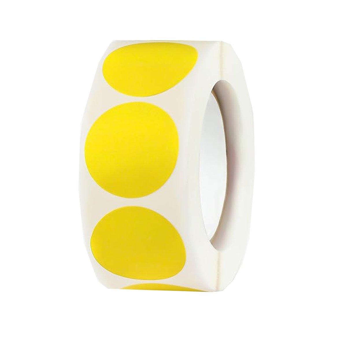 8 Rolls Colored Polka Dot Labels Round Seal Stickers Marking Round Sticker Set - Black